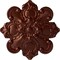 Ekena Millwork Katheryn Ceiling Medallion, Hand-Painted Antique Copper, 18 1/8"OD x 1 1/4"P CM18KAACS - alternate 1